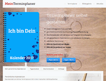 Tablet Screenshot of mein-terminplaner.com